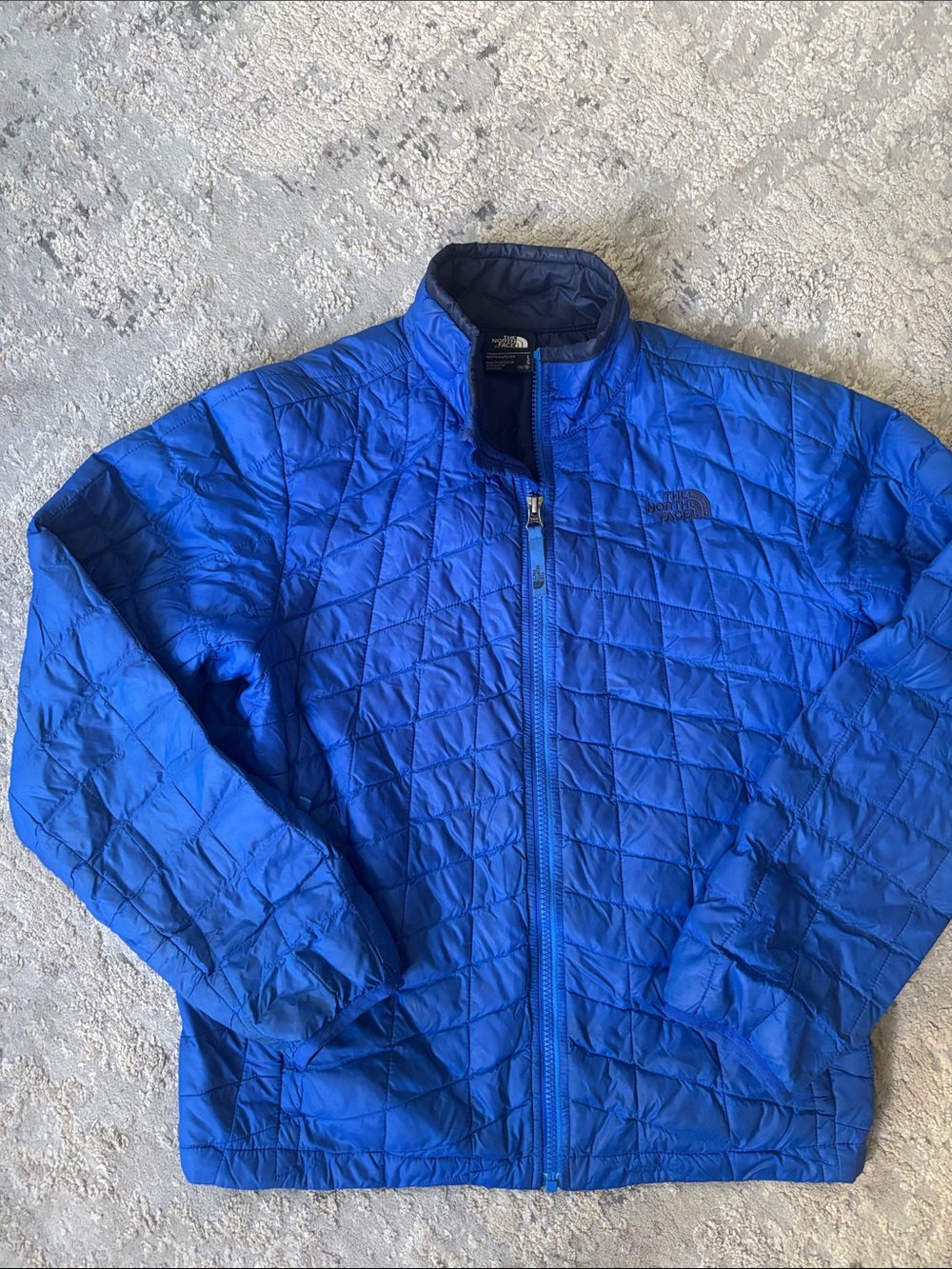 The North Face Men’s Quilted Puffer Jacket - Royal Blue